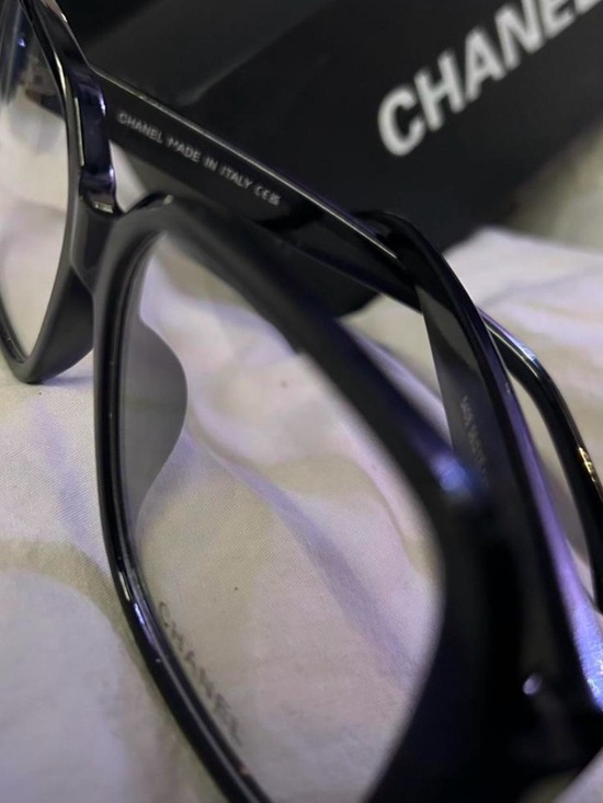 Authentic CHANEL Acetate Square Protective Screen  Eyewear Model 5408 main image 5